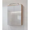 Mobilier de Baie Fargo, 5 Piese, Fronturi MDF,  Stejar Auriu Harbor/ Alb Lucios picture - 5