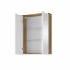 Mobilier de Baie Fargo, 5 Piese, Fronturi MDF,  Stejar Auriu Harbor/ Alb Lucios picture - 6