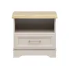Noptiera Flandra cu Sertar, 54x41x50 h cm, Pal Melaminat/MDF, Casmir/Stejar Mauvella picture - 2