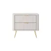 Noptiera Lante 2 Sertare, 63.2x38x55.3 cm, MDF, Beige picture - 3