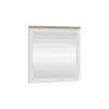 Oglinda Loksa, 96x4x91 cm, Pal Melaminat, Pin Alb/Stejar Gradson picture - 1