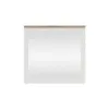 Oglinda Loksa, 96x4x91 cm, Pal Melaminat, Pin Alb/Stejar Gradson picture - 3