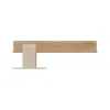 Polita Milton ML10, 163.5x23x46.5 h cm, Pal Melaminat/MDF,  Stejar Cremona/Casmir picture - 2