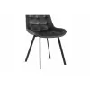 Scaun Ore, 51x57x80 cm, Stofa, Negru, G062-50 picture - 4