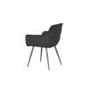 Scaun Marek, 57x60x83 cm, Velvet Negru picture - 3
