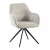 Scaun Mesola, 59x63.5x86 cm, Metal/Stofa, Beige picture - 1