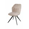 Scaun Milo, 47.5x63x89.5 cm, Stofa, Beige picture - 1