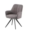 Scaun MontBlanc, 57x63x87 cm, Stofa, Gri Deschis picture - 1
