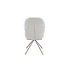 Scaun Noris, 47.5x62x90.5 h cm, Stofa, Alb picture - 5
