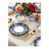 Serviciu de masa pentru cina (18 bucati) Ivory-MCH-01-18-PRC, Portelan, Albastru/Alb picture - 1