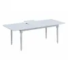Set Masa Extensibila Clover, 160-200x90x76 h cm + 4 Scaune Haris, Lemn/MDF, Alb picture - 2