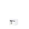 Set Mobilier de Baie HOF103A, Masca Chiuveta +  Oglinda + 2 x Dulap Suspendat,  Pal Melaminat, Alb Mat picture - 6