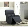 Set Recliner ASTHA 3R+1R+1R, Canapea 3R - 187x94x102, Fotoliu - 79x94x102 cm, Stofa, Gri picture - 2