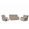 Set Recliner Denton 3L+2R+1R, Canapea 3L - 187x94x103 cm, Canapea 2R - 134x94x103 cm, Fotoliu - 78x94x103 cm, Stofa, Beige picture - 4