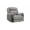 Set Recliner Electric Orso 3RR-1R-1R, Canapea 3RR - 226x94x104 cm,  Fotoliu 1R - 106x96x104 cm, - Stofa/Microfibra - Gri picture - 5