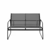 Set Terasa/Gradina Myra, Canapea 110.5x74x76 cm + 2 Fotolii 56.5x74x76 cm, +  Masuta de Cafea - 75x45x41 cm, Metal + Mesh picture - 6