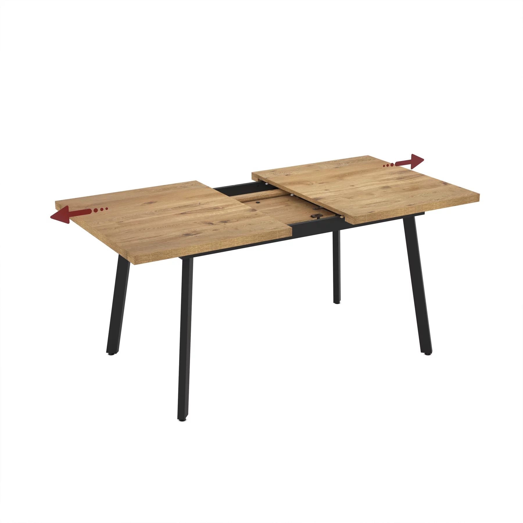 イラスト masa KG-20260718-001 Masa Extensibila Lini, 138-178x85x76 cm, Pal Melaminat, Stejar