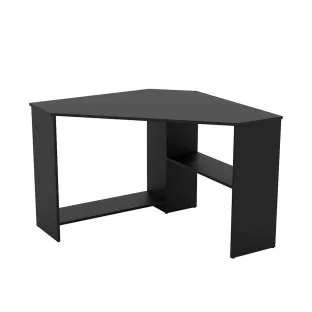Birou de Colt Rino - 24W3LY03, 80x80x73 cm, Negru