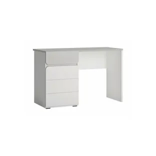 Birou Flexi FLXB01, 118x54x77 h cm, Pal Melaminat, Alb Alpin cu Gri Billbergia
