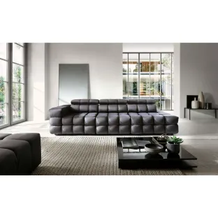 Canapea Buffalo A1-1-OTTR,  288x111x79-99 cm, Stofa Element 23 Gri