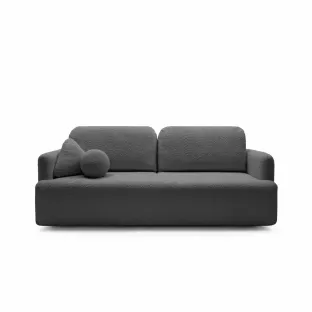 Canapea Extensibila Cloud, 227x105x92 cm, Stofa, Grafit