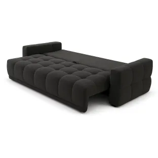 Canapea Extensibila Dante, 241x101x88 cm, Stofa, Antracit