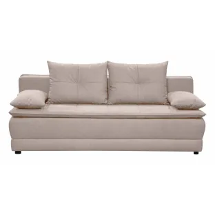 Canapea Extensibila Diori, 202x105x92 cm, Stofa, Beige