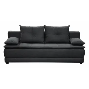 Canapea Extensibila Diori, 202x105x92 cm, Stofa, Gri