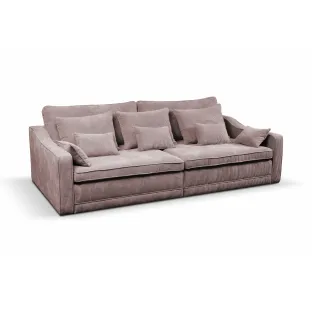 Canapea Extensibila Evora Extra Large, 276x137x71/92 cm, Stofa Lincoln 61 Roz Deschis