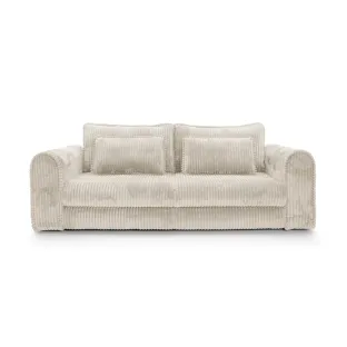 Canapea Extensibila Lil Buddy, 260x106x89 cm,  Stofa - Beige Deschis