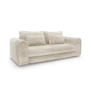 Canapea Extensibila Lil Buddy, 260x106x89 cm,  Stofa - Beige Deschis