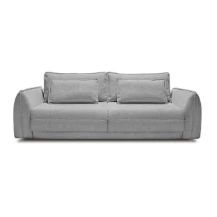 Canapea Extensibila Mojave, 253x120x74 cm, Stofa Modesto 486 - Gri