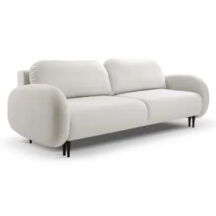 Canapea Extensibila Soft, 232x109x95 cm, Stofa - Beige