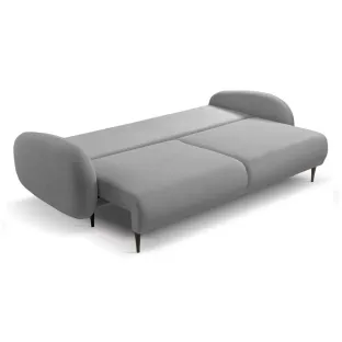 Canapea Extensibila Soft, 232x109x95 cm, Stofa - Gri