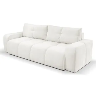 Canapea Extensibila Soho, 259x99x91 cm, Stofa - Crem