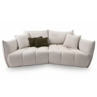 Canapea Laura, 240x124x88 cm, Stofa Beige