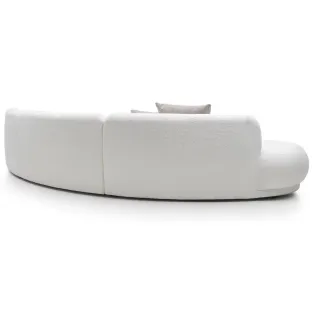 Canapea Modulara GIO - COTTL-C1-COTTR, 469x94x77, Stofa Boucle Abriamo 04
