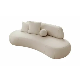 Canapea Soul Fara Brate, 253x100x77 cm, Stofa,Beige Deschis