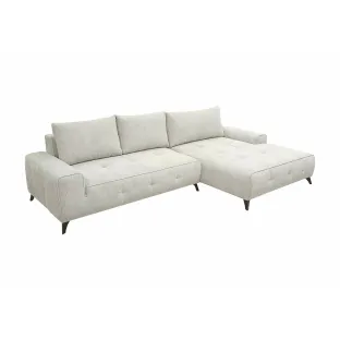 Coltar Extensibil Athena, 290x175x85 cm, Stofa Aragon 01 Crem Deschis