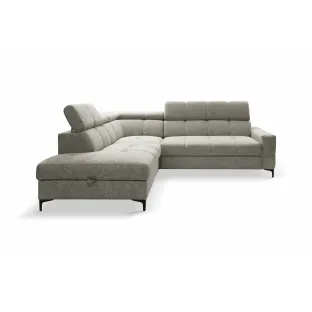 Coltar Extensibil Leno, 254x212x79-95 cm, Stofa Beige