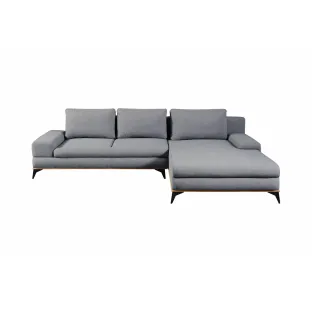 Coltar Extensibil Manila, 315x212x78-87 h cm, Stofa, Gri