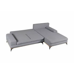 Coltar Extensibil Manila, 315x212x78-87 h cm, Stofa, Gri