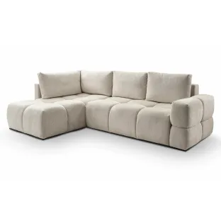 Coltar Extensibil Taremi OTO, 267x185x90 cm, Stofa Beige