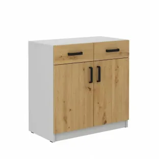 Comoda 2 Usi 2 Sertare Malta SL 105, 80x43.6x80 cm, Pal Melaminat