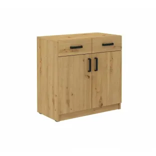 Comoda 2 Usi 2 Sertare Malta SL 105, 80x43.6x80 cm, Pal Melaminat