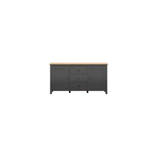 Comoda 2 Usi 3 Sertare Hesen KOM2D3S/10/19, 186X44X96 H CM