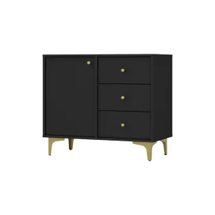 Comoda 3 Sertare + Usa, Tokyo 1, TYP 814, 83.6x40.8x93.5 cm