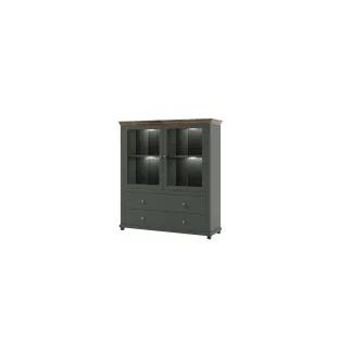 Comoda Evora 2U2S TYP 46 Verde/Stejar Lefkas