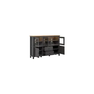 Comoda Hesen KOM3W2D2S/13/19,  186x44x126 h cm