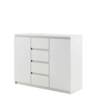 Comoda Idea ID-04, 109x40x85 cm, Alba